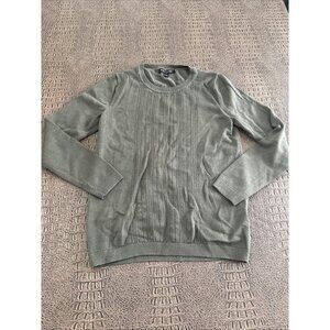 Banana Republic Sweater Womens XS Green Cotton Blend Pullover Long Sleeve Crew